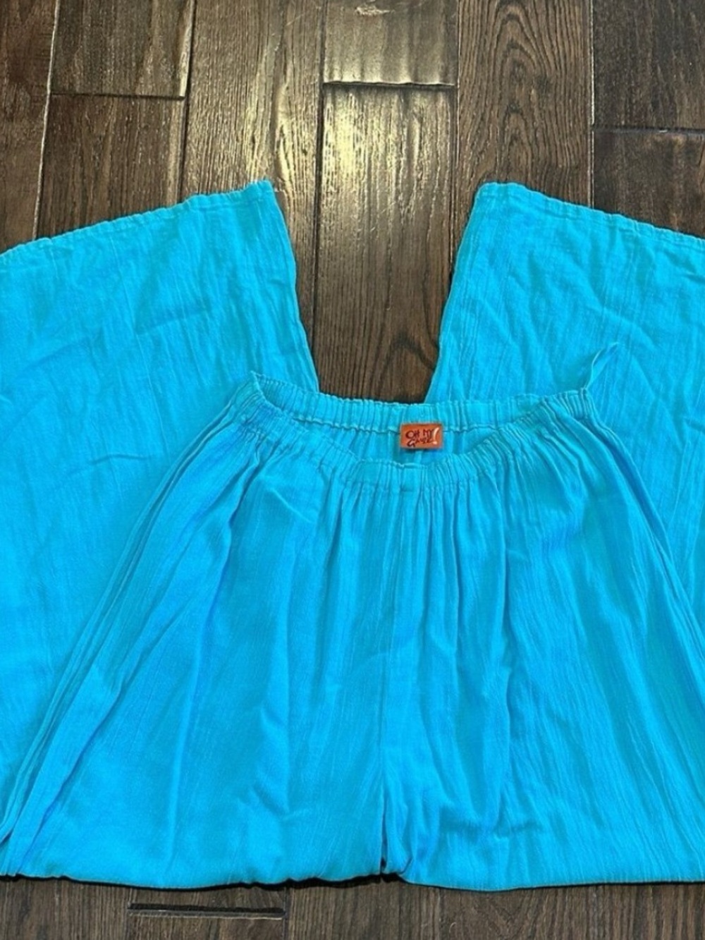 Oh my gauze turquoise pants size XLarge